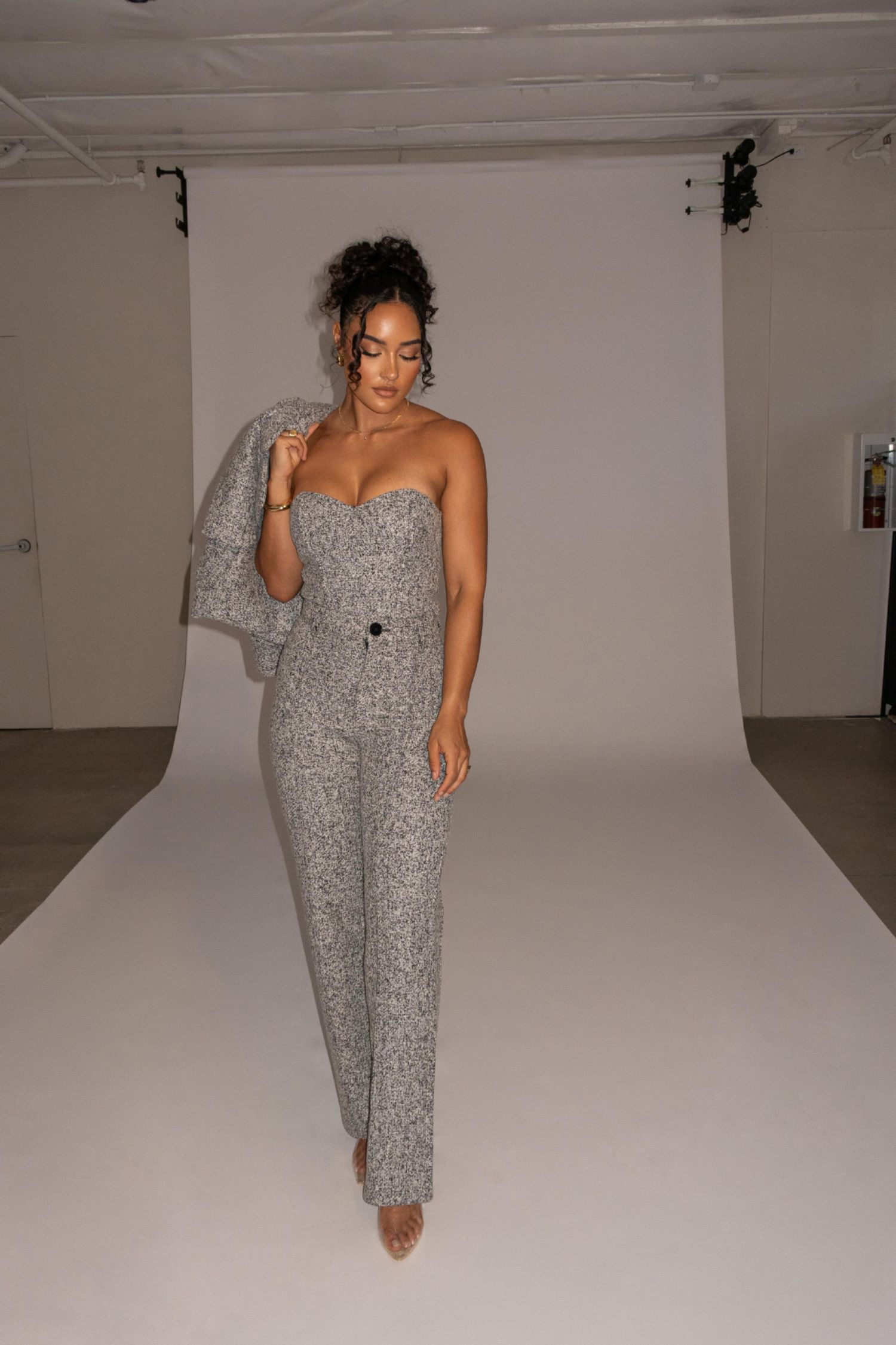 Women's All You Need Tweed Corset