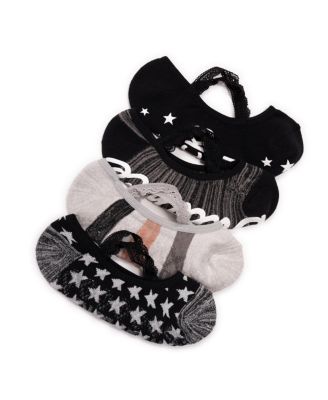 Women's Studio Socks - Criss Cross Ballerina 4PK