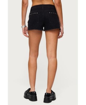 Women's Ashten Studded Denim Shorts