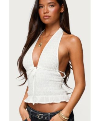Women's Larissa Scrunch Halter Top