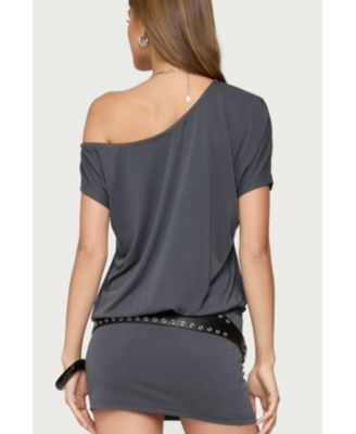 Womens Sevie Off Shoulder Mini Dress