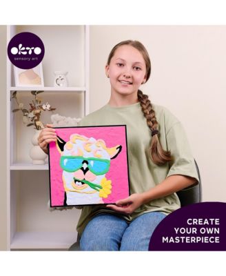 OKTO Air-Dry Clay by Numbers – 29x29 Lama (11.4 x 11.4 in)