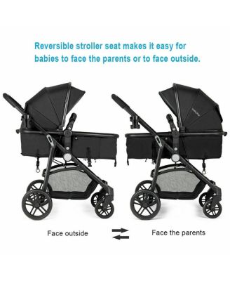 2 In1 Foldable Baby Stroller Kids Travel Newborn Infant