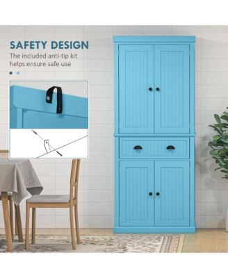 Spacious Kitchen Storage Cabinet with Doors and Shelves for Pantry and Dining Area