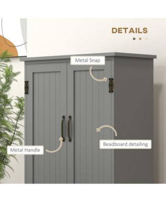 Stylish Kitchen Storage Cabinet with Doors and Shelves for Organized Pantry and Dining