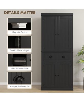 Multi-Functional Kitchen Storage Cabinet with Ample Space for Plates and Supplies