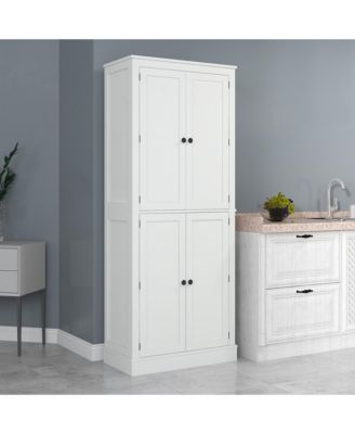 Spacious Kitchen Storage Cabinet with Adjustable Shelves and Durable Design