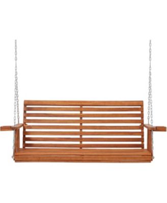 Upgraded 2-3 Person Wooden Porch Swing