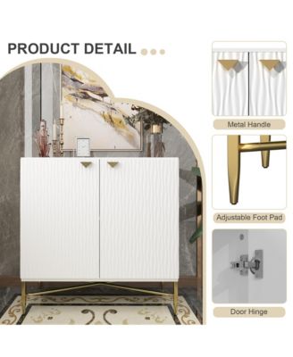 2 Door Locker Manufactured Wood/Metal Accent Cabinet