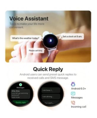  Smart Watch, HD Smartwatch For Men Women (Answer/Make Calls), Fitness Watch With 100+ Sport Modes, IP68 Waterproof/Heart Rate/Sleep Monitor, Activity Trackers For IOS/Android