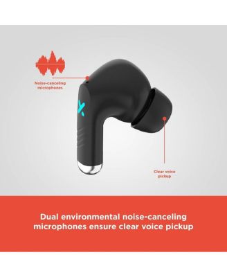 Wireless Gaming Earbuds with Noise Cancelation and RGB LED Lights With 22 Hour Playtime 3304452 Black