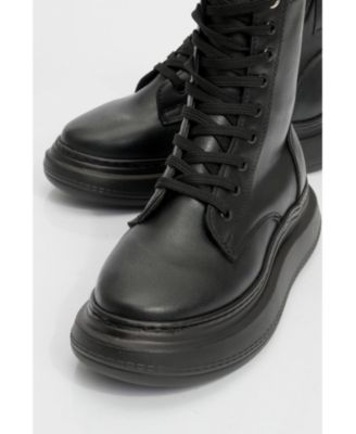Nicolas Leather Combat Boot (Women)