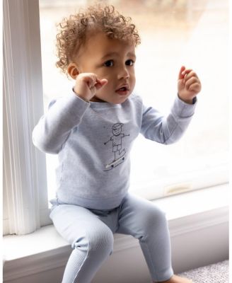 Baby Boys 2 Piece "This Is How I Roll" Cotton Rich Legging Set