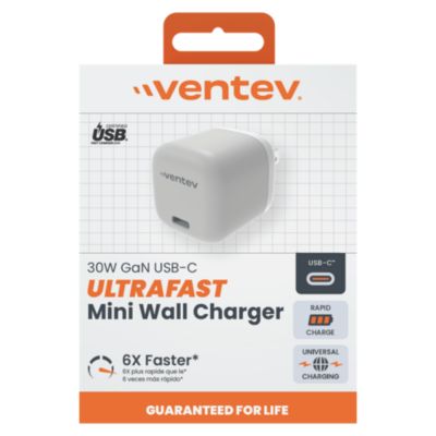 30W ULTRAFAST USB-C Universal GaN Mini Wall Charger