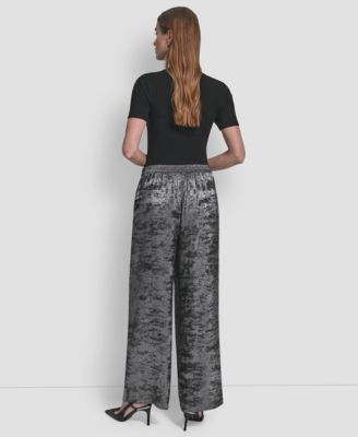 Women's Textured Pull-On Pants