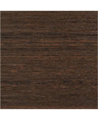 Fan Back Swivel Glider in Brazilian Walnut on a Black Base