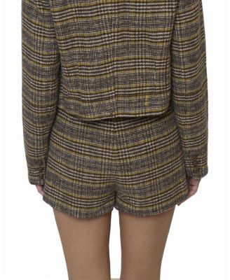 Women's Billie Plaid Micro Short