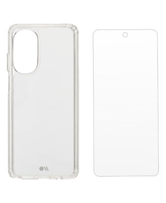 Protection Pack Tough Case and Glass Screen Protector for Motorola Moto G Stylus 5G (2022) / Moto G Stylus (2022)