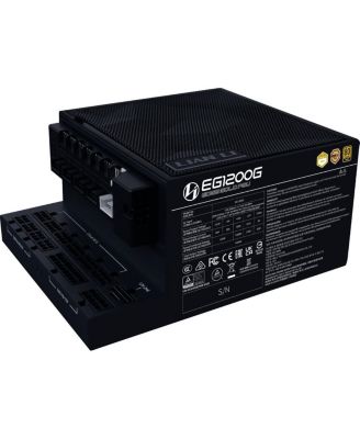 EG1200G EDGE GOLD 1200W 80+ Gold Certified Fully Modular ATX PSU with USB Hub, Black