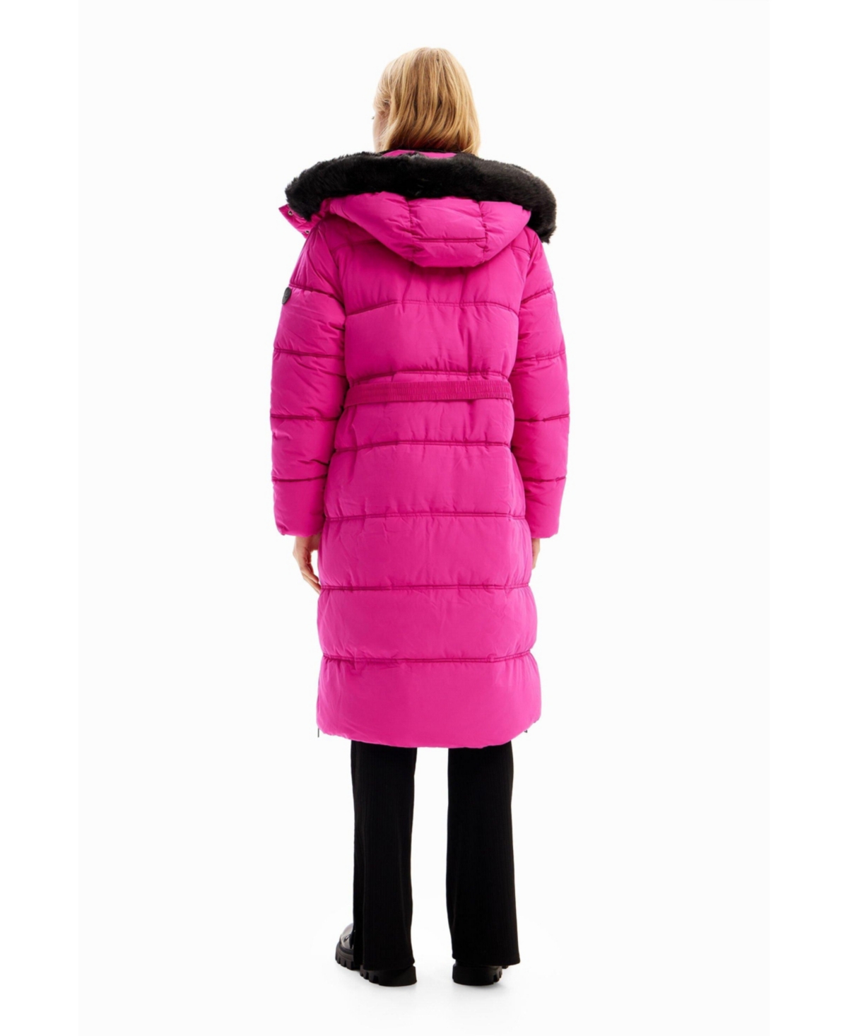 Desigual Women's Padded belted coat
