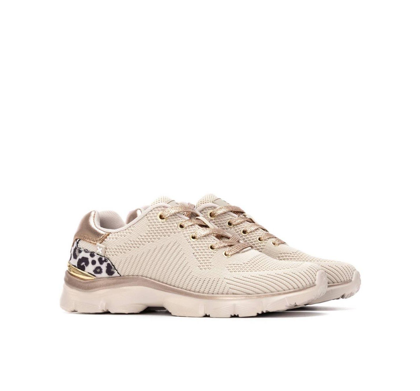 Женские кроссовки XTI Lace-Up Casual, цвет: Бежевый — фото 4