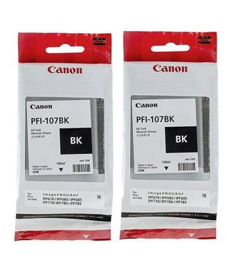 2X PFI-107 130ml Ink Tank   iPF680/685/780/785