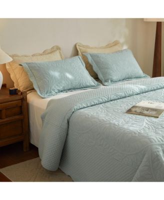 100% Cotton Oversized Bedspread Quilt Set - King