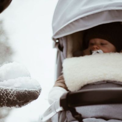 Baby Coverbaby Arctic Organic Wool Adjustable Footmuff