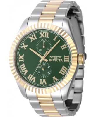 Men's 47427 Specialty Quartz Multifunction Green Dial Watch