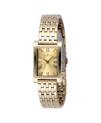Women's 48143 Angel Quartz 3 Hand Gold Dial Watch