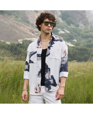 Men's Ethereal Strokes Oversized Shirt