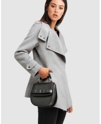 Women's Bad Girl Wool Blend Moto Coat