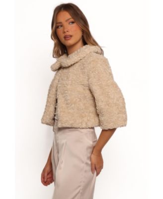 Women's Lucie Faux Fur Crop Jacket