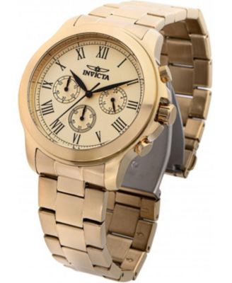 Men's 21658 Specialty Quartz Chronograph Gold Dial Watch