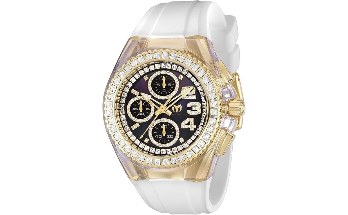Technomarine Women's Tm-121059 Cruise Quartz Chronograph Black Dial