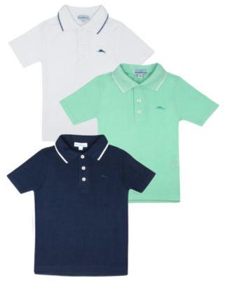 Little Boys 3 Pack Polo Shirts