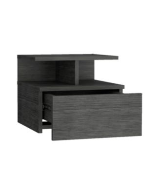 Nightstand Floating Flopini, Bedroom, Smokey Oak