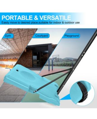 AOKUNG Adjustable Portable Basketball Hoop