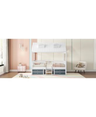 Full Size Wood Bed House Bed Frame