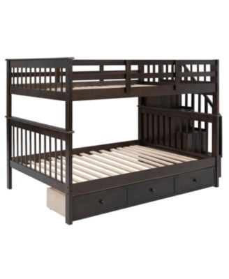 Stairway Bunk Bed with Drawer & Storage