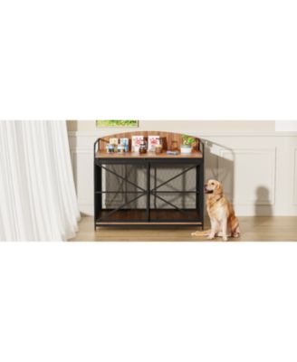 Dog Crate Furniture - Farmhouse End Table