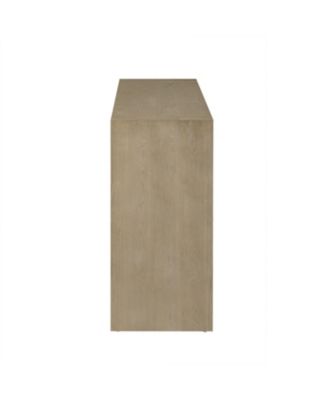 60" Modern Ash Veneer 3-Door Sideboard