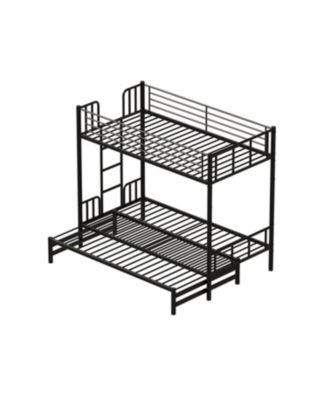 Twin size  Metal Pull-Out Bunk Bed Frame