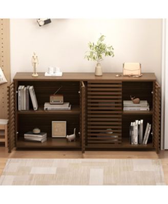 59.92" Buffet Sideboard with Solid Wood Doors