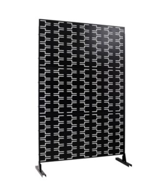 Metal Privacy Screen 76"x48" - Indoor/Outdoor Decorative Panel