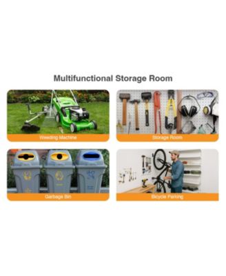 Streamdale 4x6FT Iron-Wood Tool Shed - Nature & Function