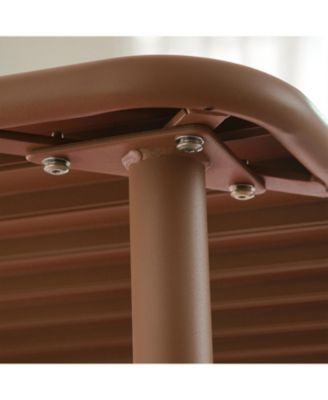 Sera Red Square Outdoor Table