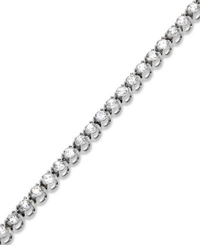 Certified Diamond Bracelet (5 ct. t.w.) in 14k White Gold