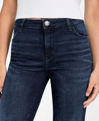 Women's Straight Fit Mid Rise Jeans