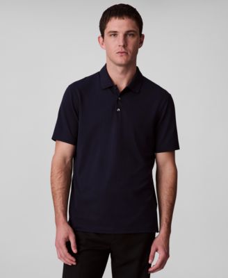 Men’s Short Sleeve Stretch Jacquard Polo Shirt